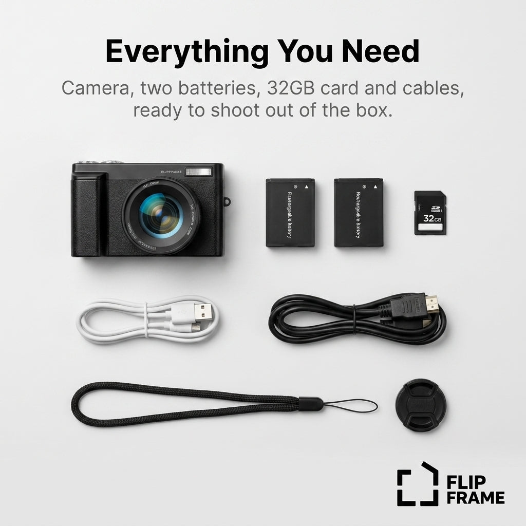 Everything you need - whats in the Flipframe box
